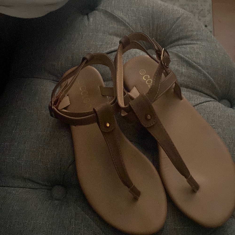 Light brown summer sandals
